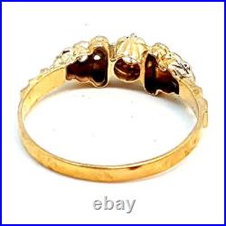 Bague en or art déco. Bague en or 18 carats, topaze. Vers 1930. Taille 9