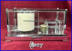 Barograph Barometre Barographe Art Deco Instrument Scientifique Objet De Marine