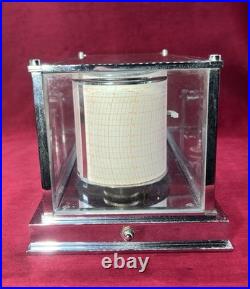 Barograph Barometre Barographe Art Deco Instrument Scientifique Objet De Marine