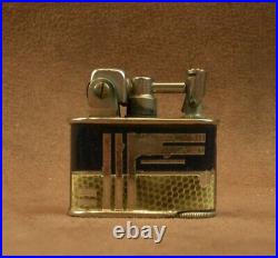 Beau Briquet Ancien Art Deco Lancel Automatique Laque