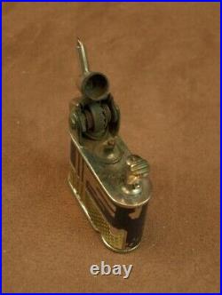 Beau Briquet Ancien Art Deco Lancel Automatique Laque