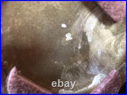 Beau Paire De Art Déco Cuivre Église Vases. Marquée Bas Avec Double U