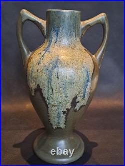 Beau vase en grès Céramique Puisaye signé J-M Maure Art Déco collection rare