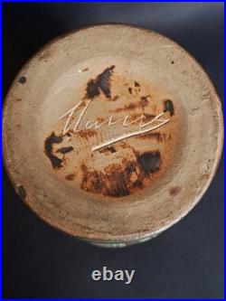Beau vase en grès Céramique Puisaye signé J-M Maure Art Déco collection rare