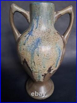 Beau vase en grès Céramique Puisaye signé J-M Maure Art Déco collection rare