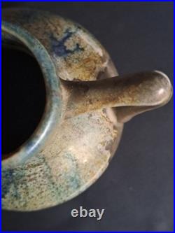 Beau vase en grès Céramique Puisaye signé J-M Maure Art Déco collection rare