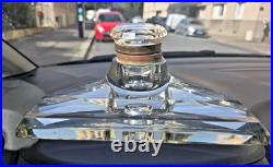 Bel Encrier Cristal Art Deco German 1930 Jugendstil Inkwell Crystal Art Nouveau