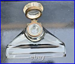 Bel Encrier Cristal Art Deco German 1930 Jugendstil Inkwell Crystal Art Nouveau
