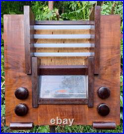 Belle radio TSF art-deco radialva TO77 de 1937