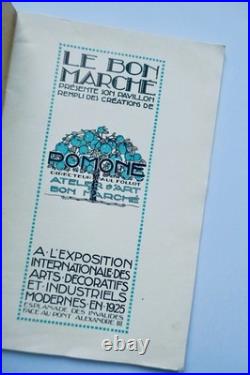 Bon Marché pavillon Pomone 1925 ART DECO