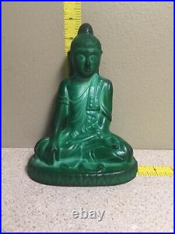 Bouddha malachite vert art déco