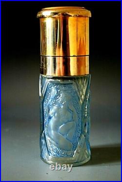 Bouteille / Atomiseur En Verre Art Deco Rene Lalique Corday Paris