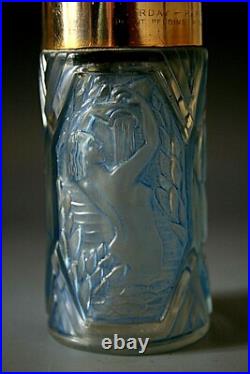 Bouteille / Atomiseur En Verre Art Deco Rene Lalique Corday Paris