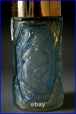 Bouteille / Atomiseur En Verre Art Deco Rene Lalique Corday Paris