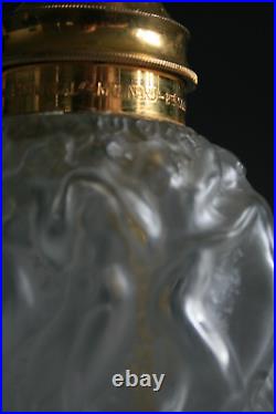 Bouteille De Parfum / Atomiseur En Verre Calendal Art Déco René Lalique
