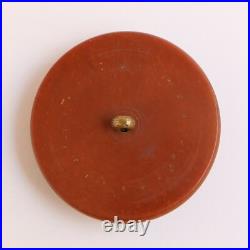 Bouton ancien Galalithe -Art Déco- H. Hamm -1920-30's-41 mm- Vintage Button