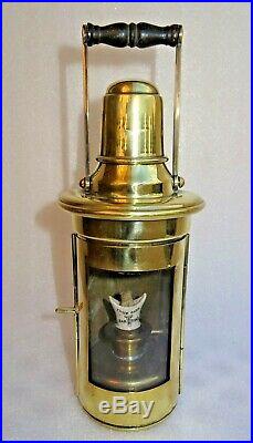 Brass Ship's Binnacle Lantern jolie lanterne en laiton anglaise 1910