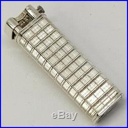 Briquet DUNHILL SYLPHIDE STERLING Argent massif-Art déco-Lighter-Feuerzeug