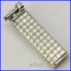 Briquet DUNHILL SYLPHIDE STERLING Argent massif-Art déco-Lighter-Feuerzeug