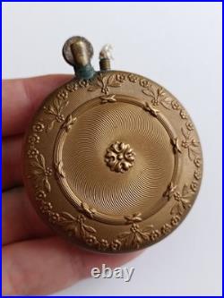 Briquet ancien art déco guilloché floral grand rare 1920s vintage lighter Poilu Briquet ancien art déco guilloché floral grand rare 1920s vintage lighter Poilu