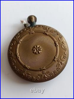 Briquet ancien art déco guilloché floral grand rare 1920s vintage lighter Poilu Briquet ancien art déco guilloché floral grand rare 1920s vintage lighter Poilu