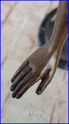 Bronze Art Déco Sculpture Chiparus Dansant Femme Figurine de Collection Décor