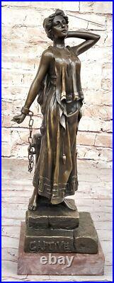 Bronze Beauty Unveiled Villanis Sculpture Véritable Art Déco Collection pour Bronze Beauty Unveiled Villanis Sculpture Véritable Art Déco Collection pour