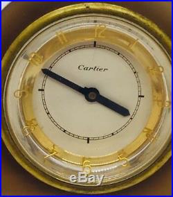 Cartier Antique Art Déco Gris Agate Manuel Wind Horloge & Original Boite