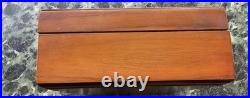 Cave A Cigares Lemaire Art Deco Placage Noyer Noble Made In France Vintage 1920