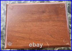 Cave A Cigares Lemaire Art Deco Placage Noyer Noble Made In France Vintage 1920