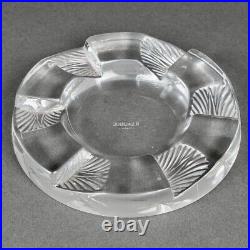 Cendrier Art Deco Cuba Verre Blanc Rene Lalique R. Lalique Glass Ashtray