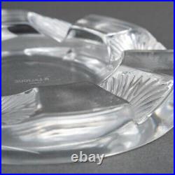 Cendrier Art Deco Cuba Verre Blanc Rene Lalique R. Lalique Glass Ashtray