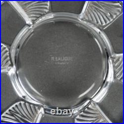 Cendrier Art Deco Cuba Verre Blanc Rene Lalique R. Lalique Glass Ashtray