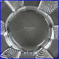 Cendrier Art Deco Cuba Verre Blanc Rene Lalique R. Lalique Glass Ashtray