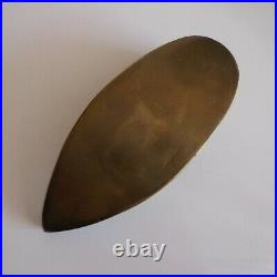 Cendrier babouche sabot bronze cuivre laiton fait main art nouveau déco N5320