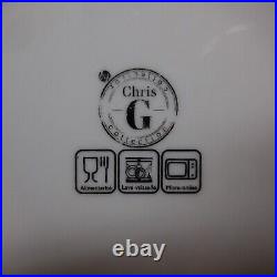 Céramique porcelaine coupe assiette Chris G collection art déco France N6798