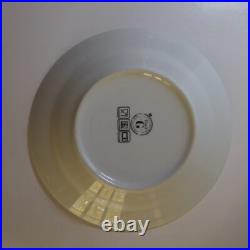 Céramique porcelaine coupe assiette Chris G collection art déco France N6798