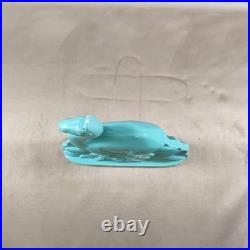 Cerf Art Déco signé St Clément en faïence numéro 587-2 France Vintage 1930