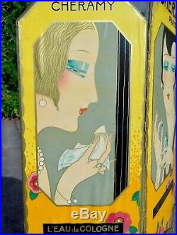 Cheramy Rare Triptyque Art Deco 1930. Paris