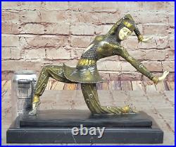 Chiparus Cabaret Style Bronze Danseuse Statue Élégant Art Déco Collection Chiparus Cabaret Style Bronze Danseuse Statue Élégant Art Déco Collection