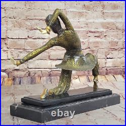 Chiparus Cabaret Style Bronze Danseuse Statue Élégant Art Déco Collection Chiparus Cabaret Style Bronze Danseuse Statue Élégant Art Déco Collection