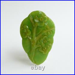 Clip Bijou Galalithe H. Hamm 62 mm 1920/1930 Art Deco Galalith Clip