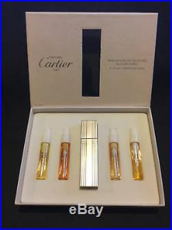 Coffret Cartier Vaporisateur de Sac Art-Déco rechargeable et 4 Eaux de Toilette
