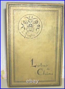 Coffret Frylis Art Déco 1929 pour Lotus de Chine Exceptionnel 1929