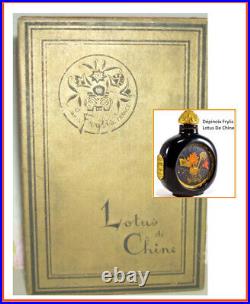 Coffret Frylis Art Déco 1929 pour Lotus de Chine Exceptionnel 1929