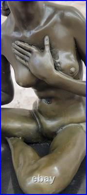 Collection Art Déco Bronze Français Nu Assis Par Amedeo Gennarelli