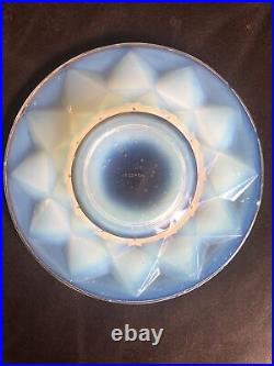 Coupe Opalescent Bowl Opalescent Art Deco 1930 Gueron Plat Objet Collection