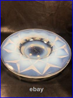 Coupe Opalescent Bowl Opalescent Art Deco 1930 Gueron Plat Objet Collection