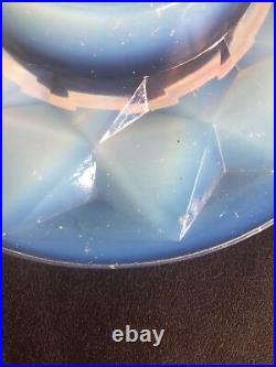 Coupe Opalescent Bowl Opalescent Art Deco 1930 Gueron Plat Objet Collection