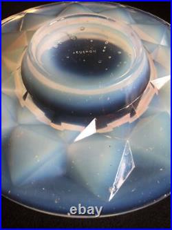 Coupe Opalescent Bowl Opalescent Art Deco 1930 Gueron Plat Objet Collection